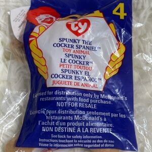 McDonald's Vintage Packaging with Blue and Tan